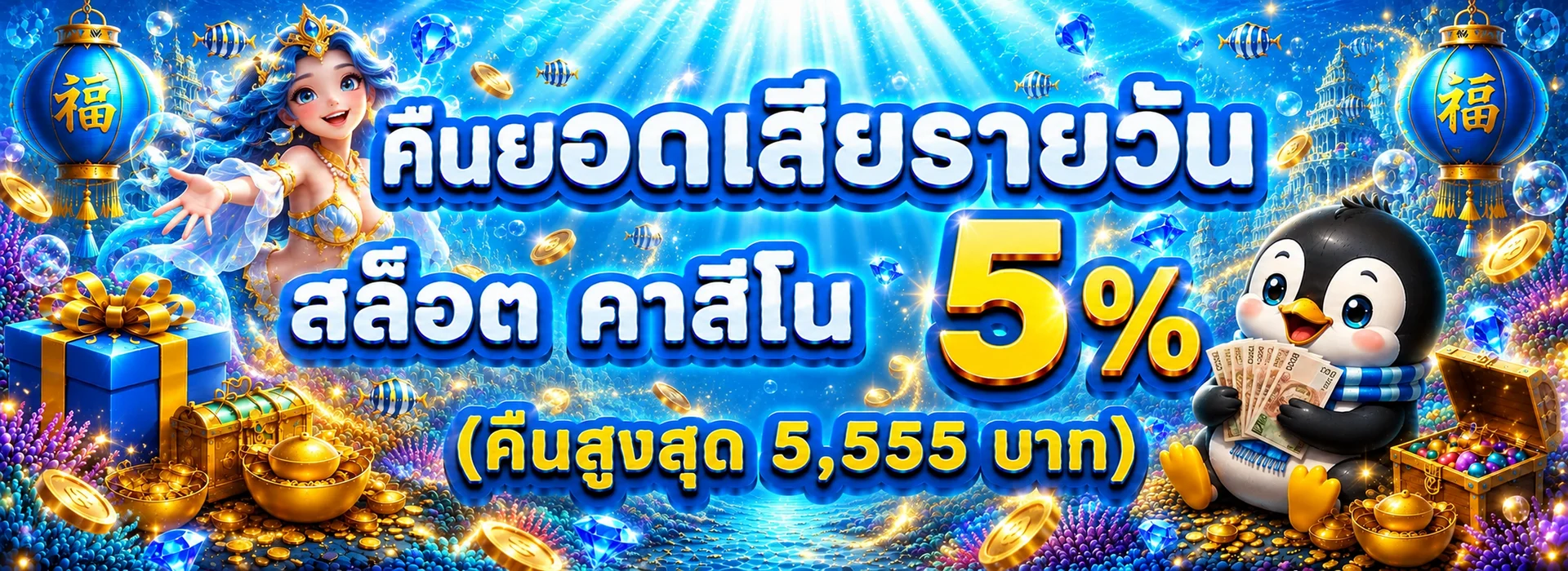 โปรโมชั่นคืนยอดเสียรายวัน SWAN66